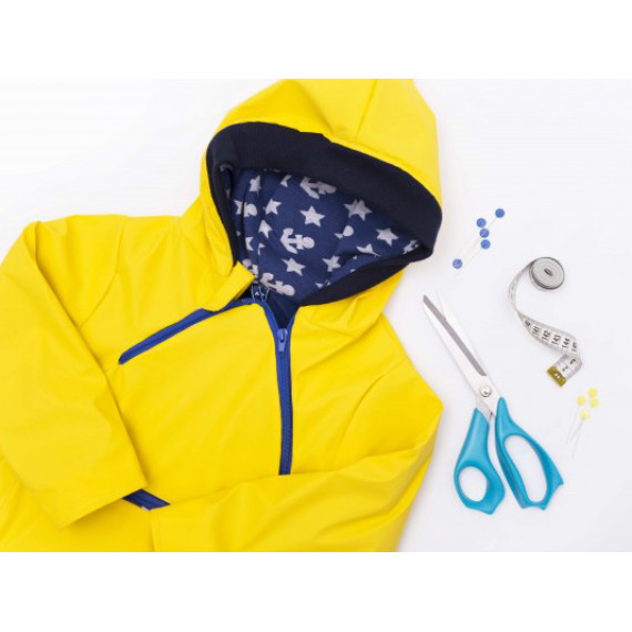 Leichter Regenjacken Stoff Regencape Let It Rain Uni Pink