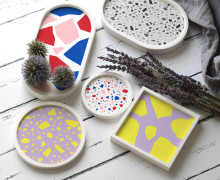 Outdoorstoff - Terrazzo - Inlays für Silikon - Probierset - studio.mARTinchen - abby and amy