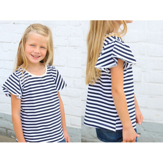 eBook "Fly Top & Dress" Shirt oder Kleid mit Flügelärmeln  / Schnittmuster und Nähanleitung