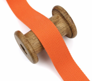 1 Meter Gurtband  - 30mm - Mischgewebe - Orange