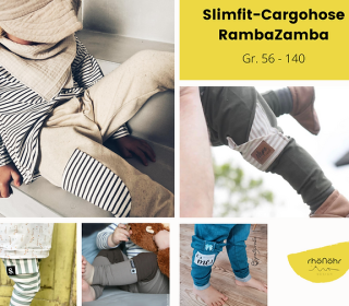 Slimfit Cargohose 