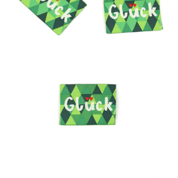 1 Label - Glück - Grüntöne - jojulein design