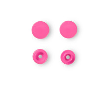 30 Nähfrei Druckknöpfe - Color Snaps - Rund - Kunststoff - 12,4mm - Prym - Pink