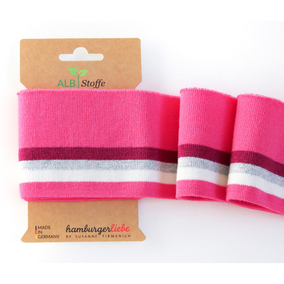 Bio-Bündchen - Glam - Cuff Me - Hamburger Liebe - Pink