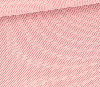 Wattierter Mesh - Air Mesh - Uni - Blassrosa