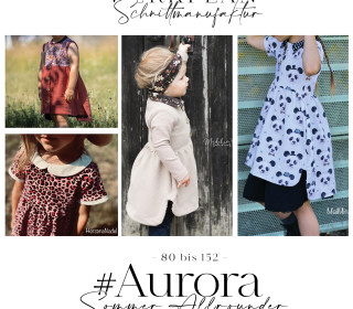 Aurora Sommer Allrounder | Tunika | Kleid | Beamer & A0 inkl. Ebenen | 80 bis 152