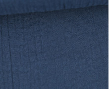 Musselin Bambino - Muslin - Uni - Schnuffeltuch - Windeltuch - Taubenblau Dunkel
