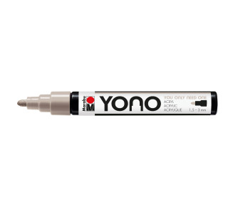 1 YONO Marker - Acrylmarker - 1,5-3mm - Marabu - Warmgrau Hell (Col. 987)