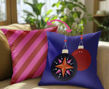 Genähtes Kissen inkl. Inlet - Merry Everything - Baumschmuck - Hamburger Liebe - Mein Hanseherz