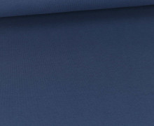 Bündchen - Glattes Bündchen - Qjutie - Schlauchware - Uni - Dunkelblau - 960