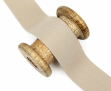 1m Gummiband - Elastisch - Uni - 40mm - Sand