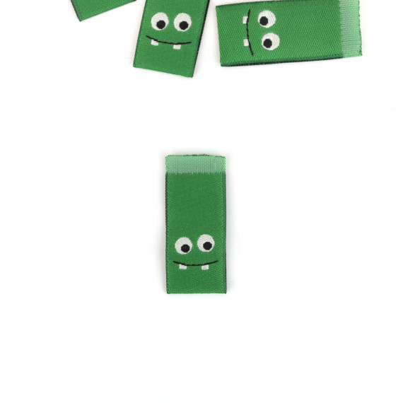 1 Label - Monster - Grün