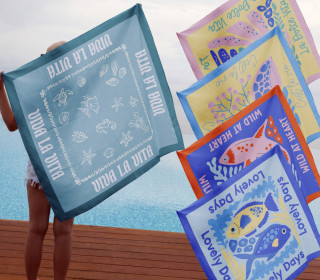 DIY-Nähset Tücher - Konfigurator - Meer - personalisiert