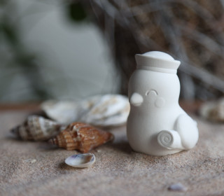 Silikon - Gießform - Mini - kleine Möwe - Seebären Bande - maritim - vielfältig nutzbar