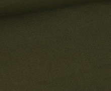 Canvas - feste Baumwolle - 252g - Uni - Olivegrün Dunkel
