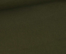 Canvas - feste Baumwolle - 252g - Uni - Olivegrün Dunkel