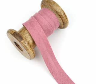 1 m Schrägband - Uni - 20mm - Altrose