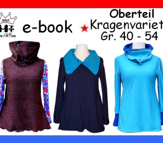 Ebook Oberteil Kragenvarieté  Gr. 40 - 54