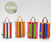 DIY-Nähset - 4 Schuhbeutel - KLEIN - kleine Monsterbande - Outdoorstoff - abby and amy