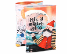 DIY-NÄHSET - Buchtasche - Grenzenloses Abenteuer - abby and amy