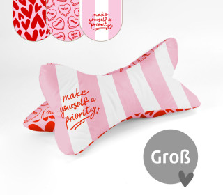 DIY-Nähset - Leseknochen - Groß - Sweet Love - Herzchen - studio.mARTinchen - Velvet - abby and amy