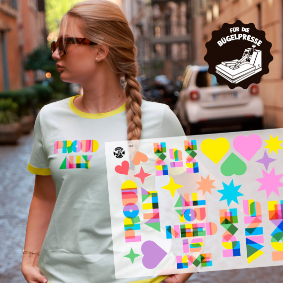 Onkel Bo's Bügelbilder - DIN A4 - Pride Edition - Mix - Lausemia Design Studio