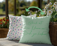 Genähtes Kissen inkl. Inlet - Mama - Glück ist... - Mein Hanseherz