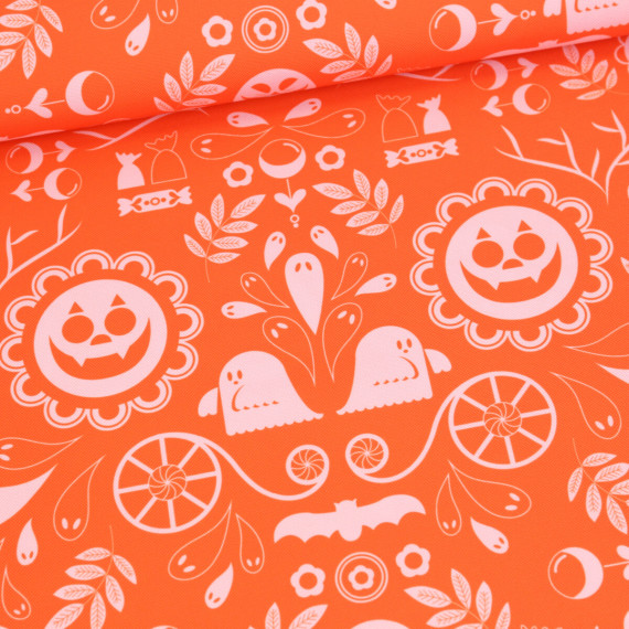 Outdoorstoff - Hygge Horror - Orange - abby and amy