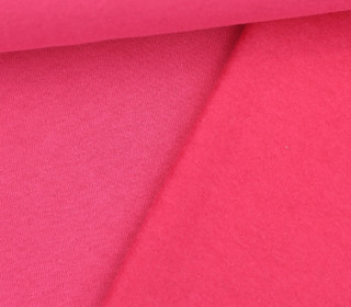 Kuschelsweat Light - Uni - Pink - Sweat Angeraut 