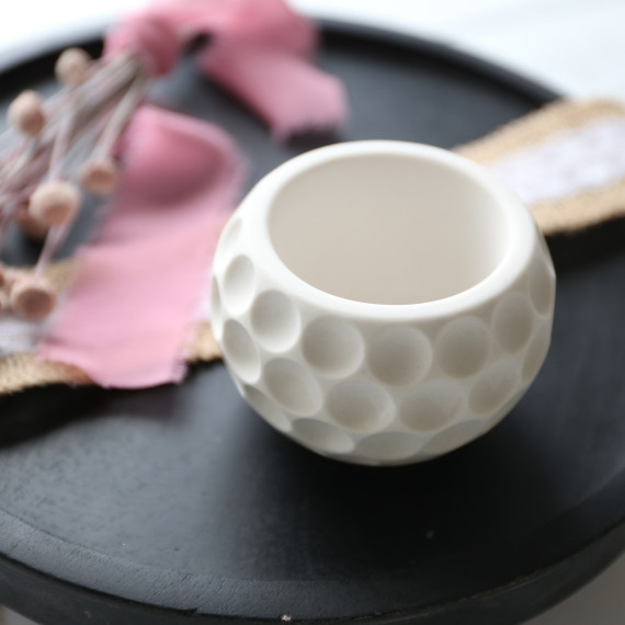 Silikon - Gießform - Kerzenhalter - Bubble - rund & bauchig - vielfältig nutzbar