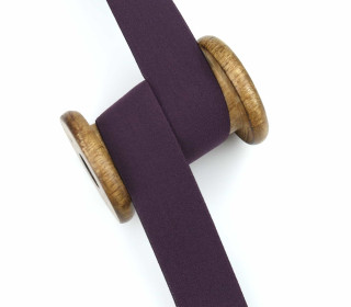 1 Meter Gummiband - Uni - 30mm - Violett Dunkel