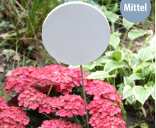 Silikon - Gießform - Kreis auf Stange - Kreis Mittel - für Sprüche oder Gesichter -vielfältig nutzbar