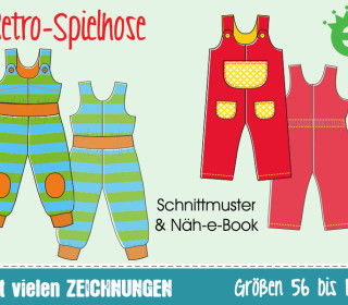 Ebook - Retro-Spielhose Gr. 56-116