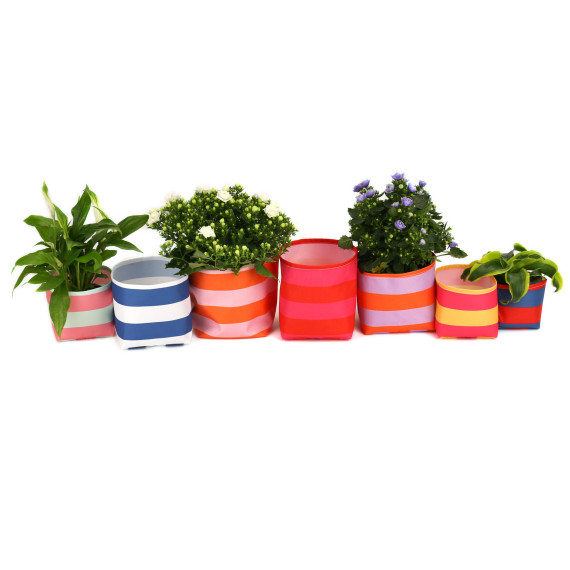 DIY-Nähset - Blumentopf - Utensilo - Just Stripes! - Streifen - abby and amy