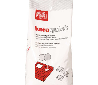 5Kg Weißes Gießpulver - Keramikpulver - Weiß - KERAquick - Beutel - KNORR pandell