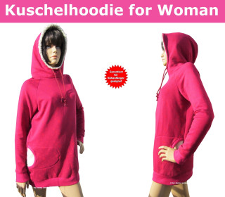 Schnittmuster Damen Hoodie Damenpullover - inkl. Nähanleitung