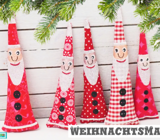 Stickdatei ITH Weihnachtsmann Nikolaus Weihnachten Santa Claus