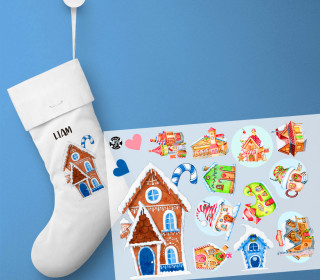 Onkel Bo's Bügelbilder - DIN A4 - Wichtelfreunde - Stadt