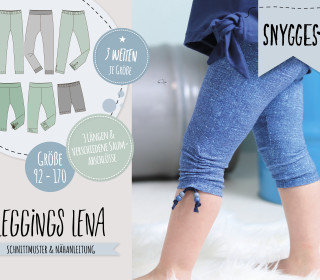 Leggings LENA (92 bis 170 - je 3 Weiten) - Schnittmuster und Anleitung