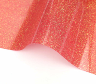 Poli-Flex Pearl Glitter A4 - Poli-Tape - Bügelfolie - Coralle