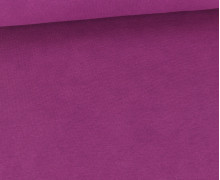 ANGEBOT - Glattes Bündchen - Uni - Schlauchware - Violett