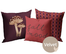 Kissenstoff - DIY - Kissen-Set - Fall Mood - Velvet - abby and amy