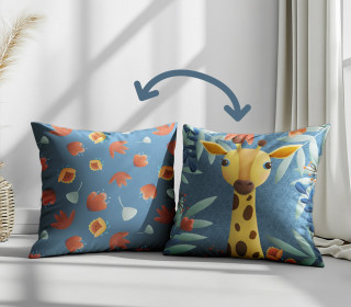 Genähtes Kissen inkl. Inlet - Adventure Collection - Giraffe - Frida Kreativ - Mein Hanseherz