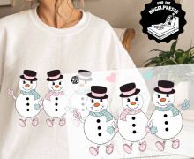Onkel Bo's Bügelbilder - DIN A4 - Snowmies for life - BIG - Weihnachten