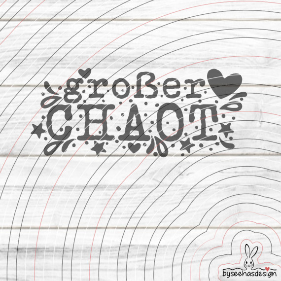 großer Chaot Plotterdatei SVG DXF