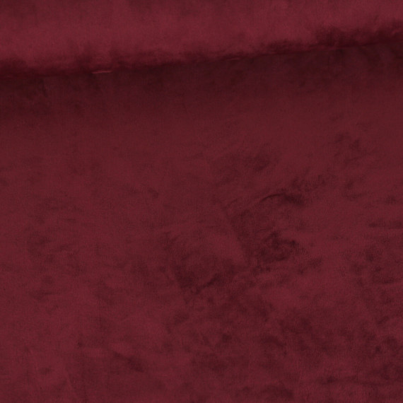 Nicki Ice Velvet - Cloudy Effect - Uni - Dunkelrot