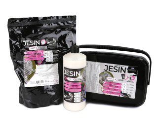 3Kg Jesin-Paket - 2Kg Jesin Puder - 1Kg Acrylharz (flüssig) - MIT Eimer - Colorberry - 2-Komponenten-System