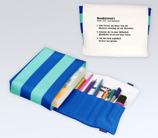 DIY-Nähset - Buch-Organizer - Booktrovert - Softshell - abby and amy