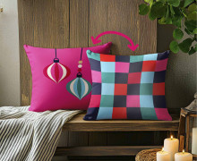 Genähtes Kissen inkl. Inlet - HO HO HO - Baumschmuck - Hamburger Liebe - Mein Hanseherz