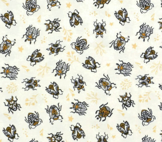 Bio-Jersey - Tickle - Beetles & Bugs - Ecru - Hamburger Liebe